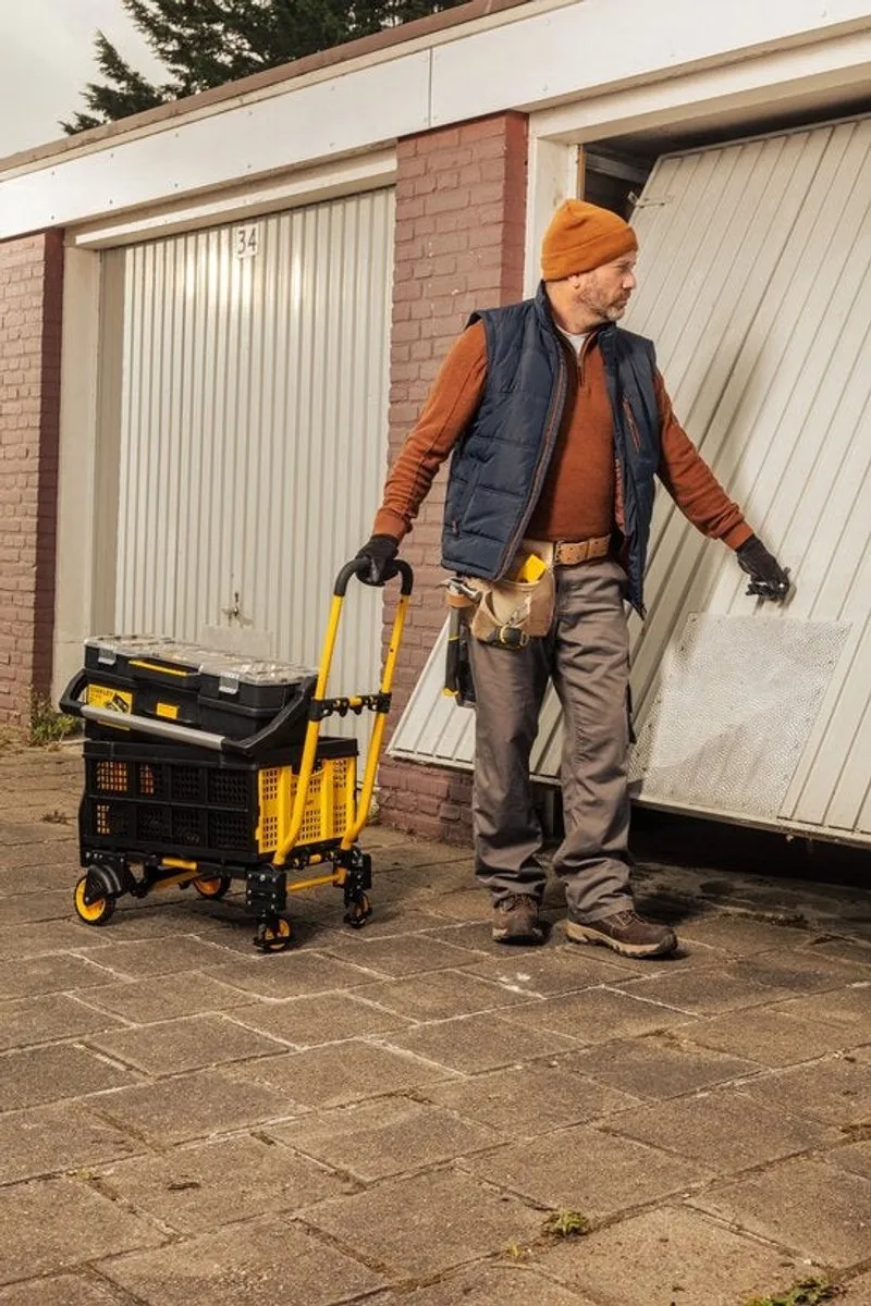 Stanley SXWTD-FT585 2-in-1 Steekwagen/Plateauwagen - 70KG/137KG - Zwart/Geel - afbeelding 10 van 10