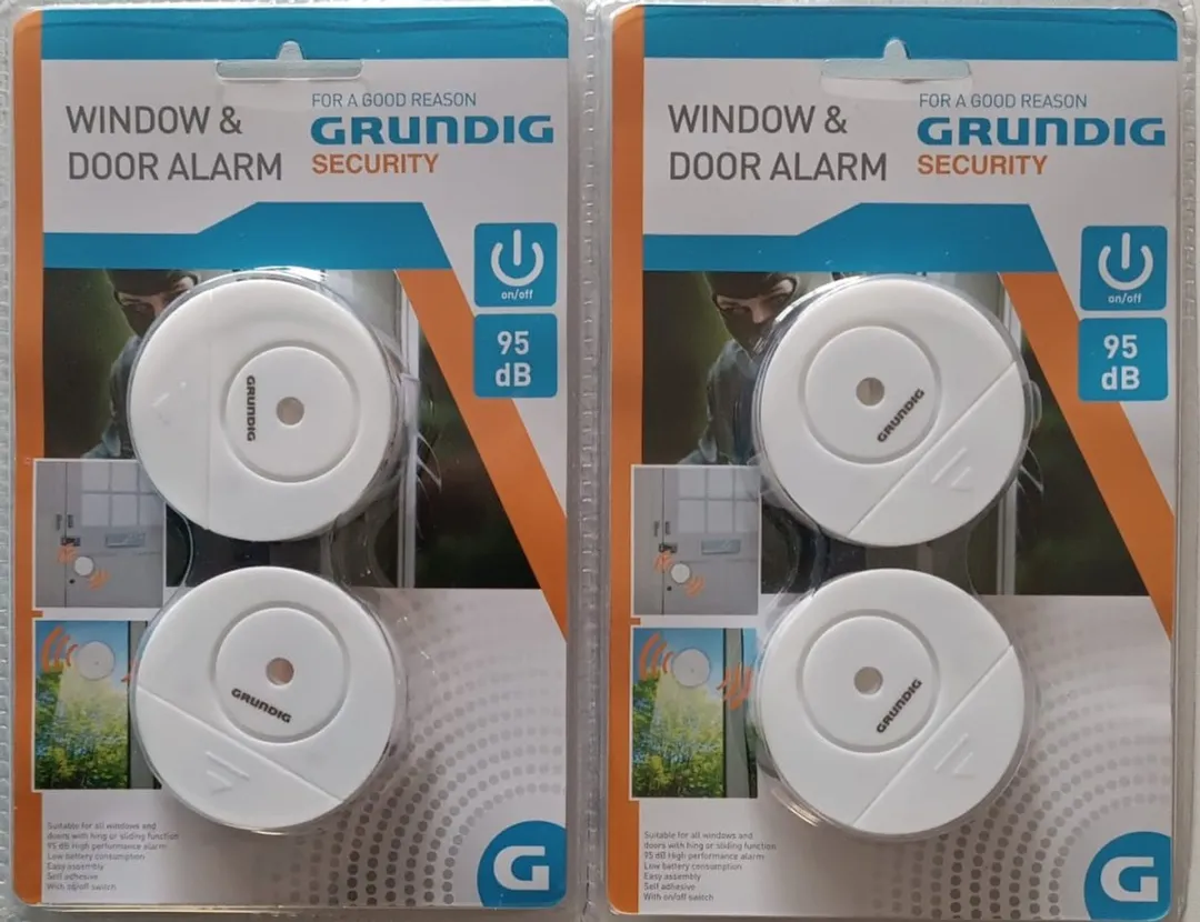 Grundig Raam- & Deuralarm Set - 4 Stuks - 95dB