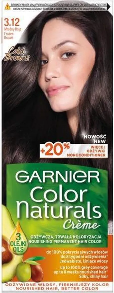 Garnier Color Naturals 3.12 Mroźny Brąz Kleurspoeling 112ml