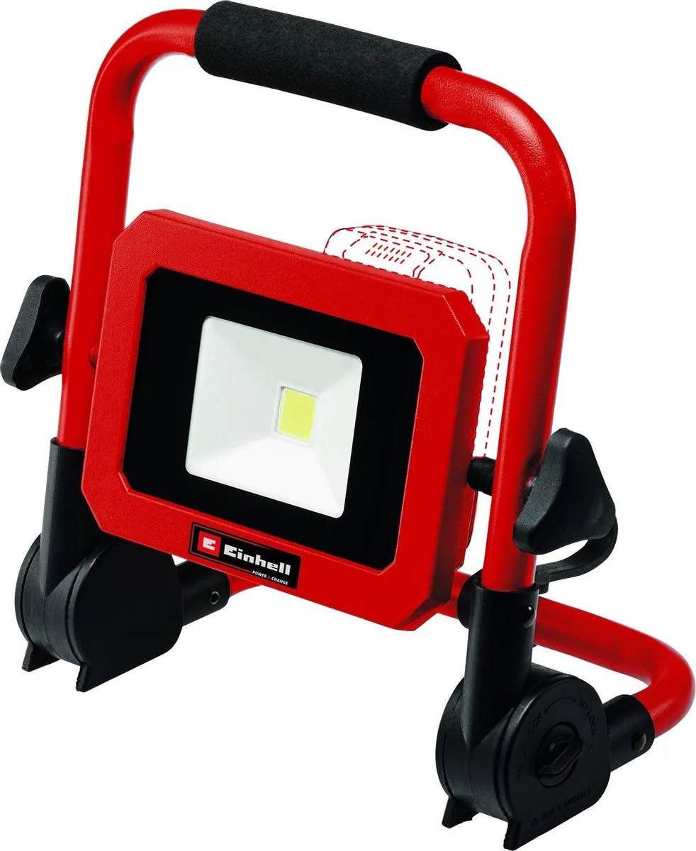 Einhell Accu Lamp TC-CL 18/1800 Li Solo Power X-Change - 1800 Lumen - Rood/Zwart