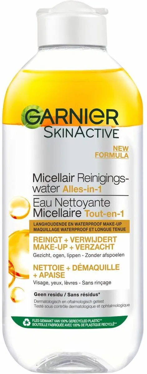 Garnier Face SkinActive Micellair Reinigingswater Waterproof - 2400ml (6x400ml)