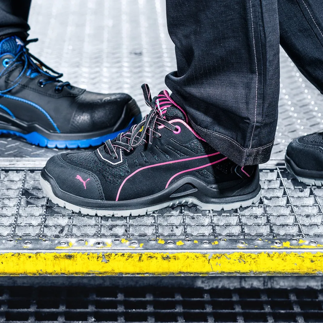 PUMA Safety Fuse TC Laag S1P 644110 - Zwart/Roze 37