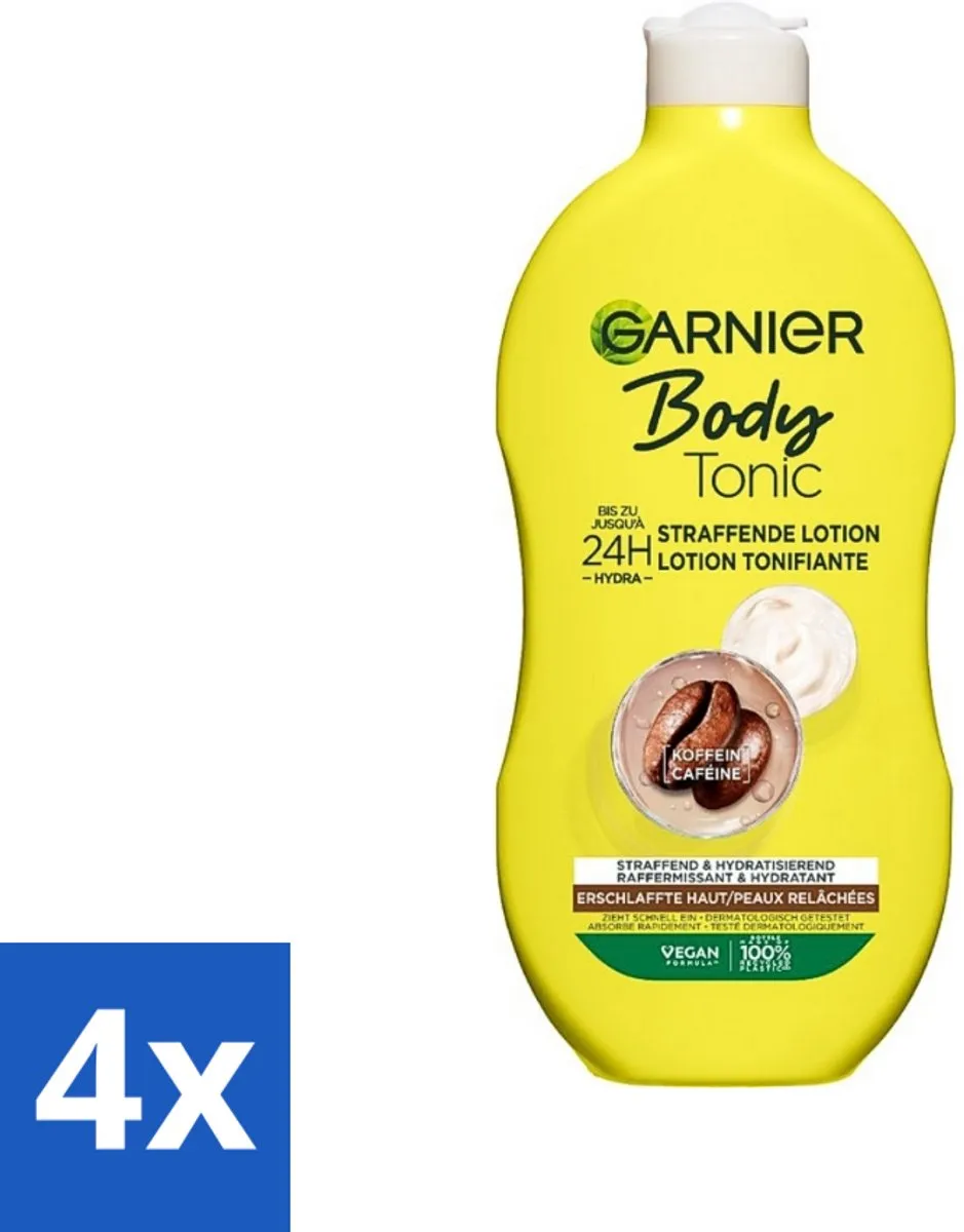 Garnier Bodylotion Tonic Verstevigend 1600ml - 4 Stuks