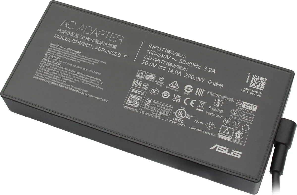 ASUS ROG ADP-280BB B Oplader 280W - Zwart