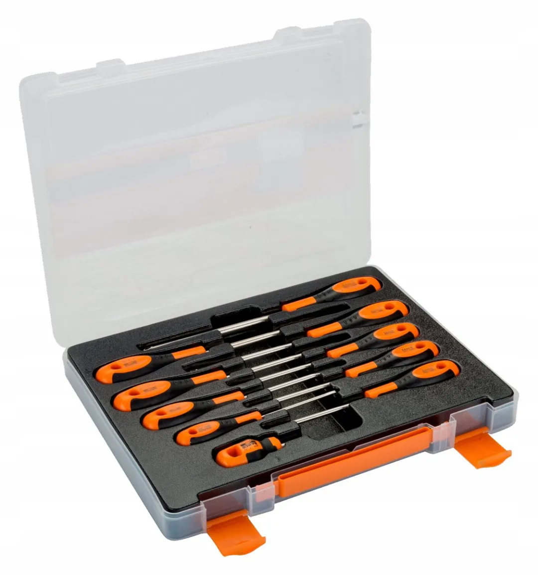 Bahco 600-serie Schroevendraaierset 10-delig - Oranje/Zwart - afbeelding 2 van 5