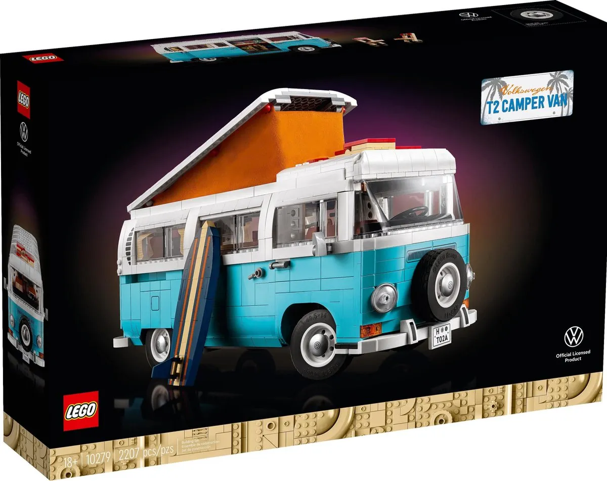 LEGO 10279 Volkswagen T2 Camper Van - 2207 Stukken