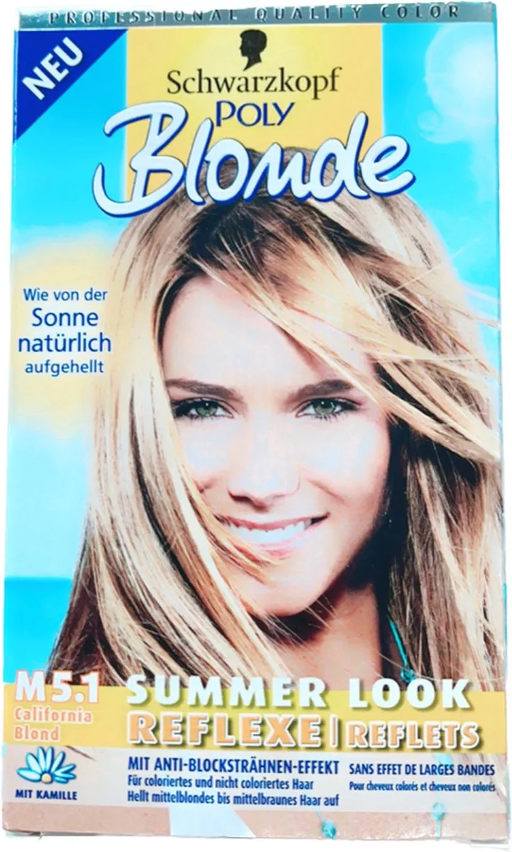Schwarzkopf Poly Blonde Haarkleuring 5.1 California Blond 85ml