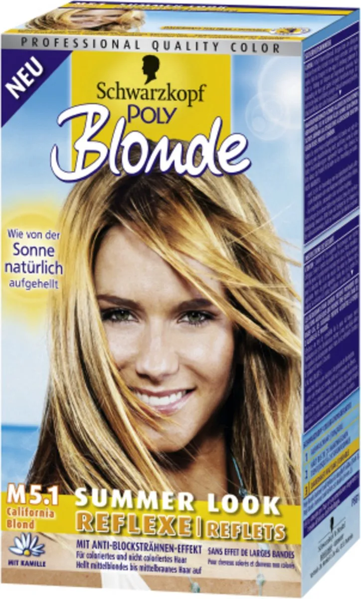 Schwarzkopf Poly Blonde Haarkleuring 5.1 California Blond 85ml