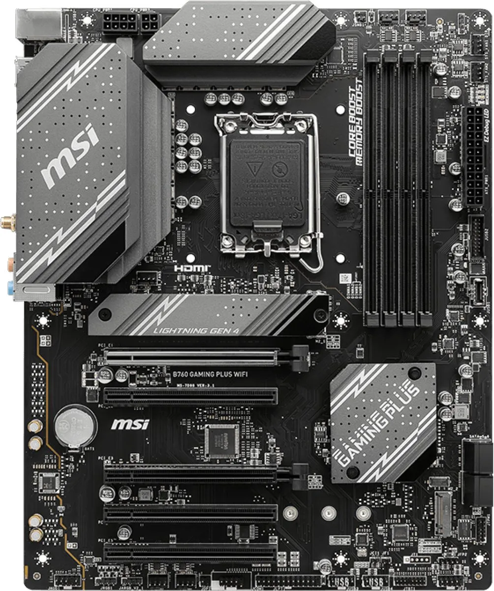 MSI B760 GAMING PLUS WIFI Moederbord - ATX - Intel B760