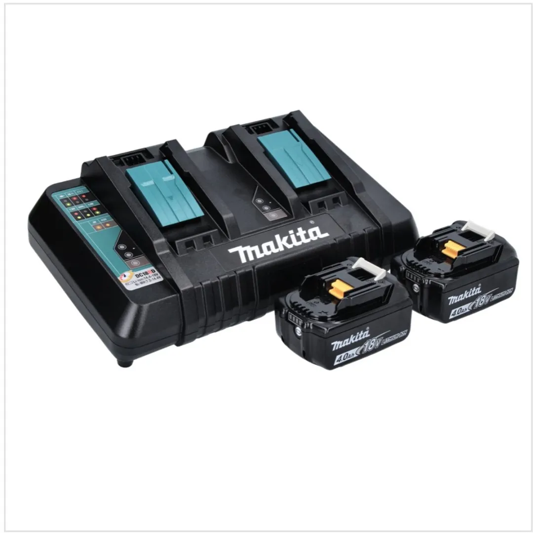 Makita DML810PM LED Schijnwerper 5500lm - 2x Accu 4.0Ah + Dubbele Lader
