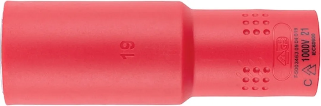 Würth VDE Dopsleutel 19mm 1/2 inch