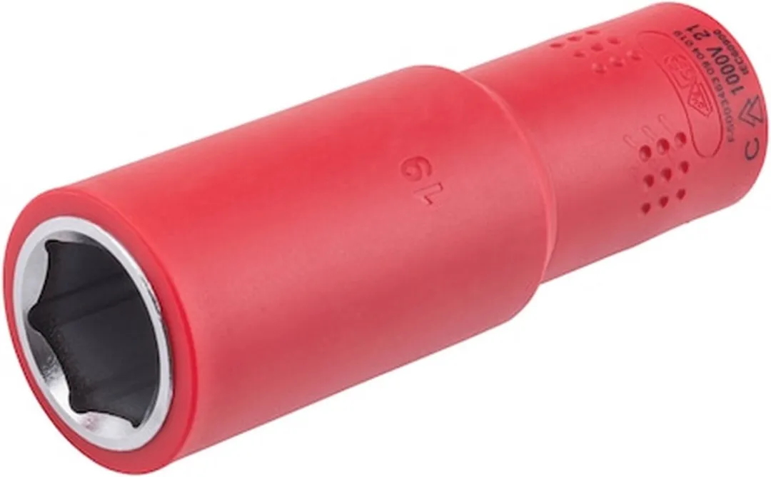 Würth VDE Dopsleutel 19mm 1/2 inch - 1 Stuk