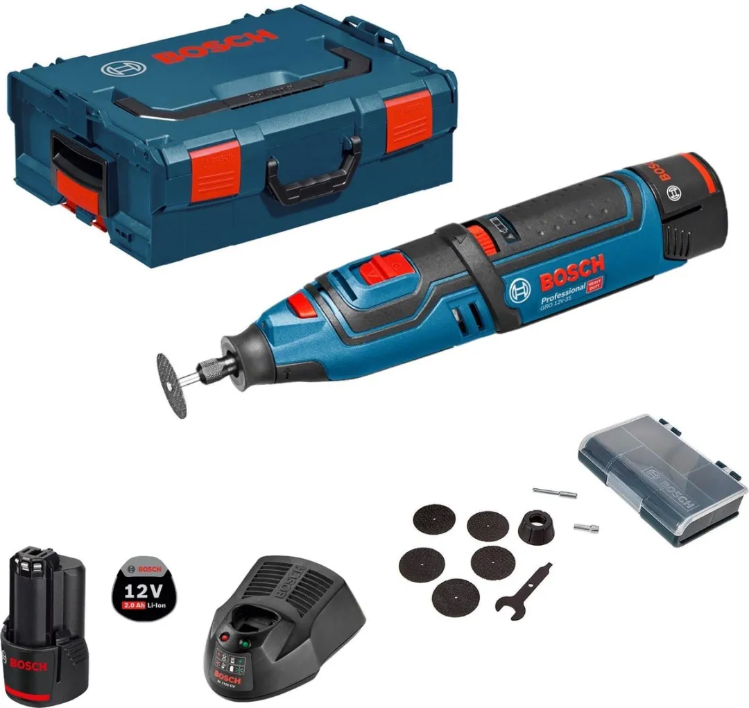 Bosch Professional GRO 12 V-LI Accu Multigereedschap - 2x 2000mAh