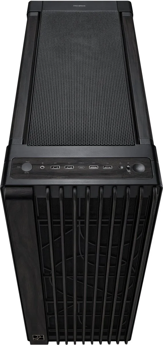 ASUS ProArt PA602 Wood Edition PC Behuizing - Midtower - 4x 2.5/3.5" - 3 Ventilatoren