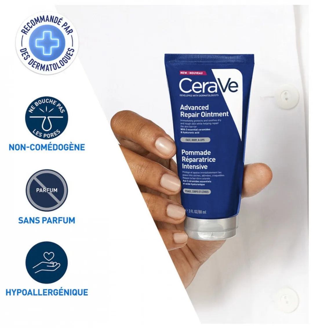 CeraVe Intensieve Herstellende Balsem - voor gebarsten, schrale en extreem droge huid - 88ml