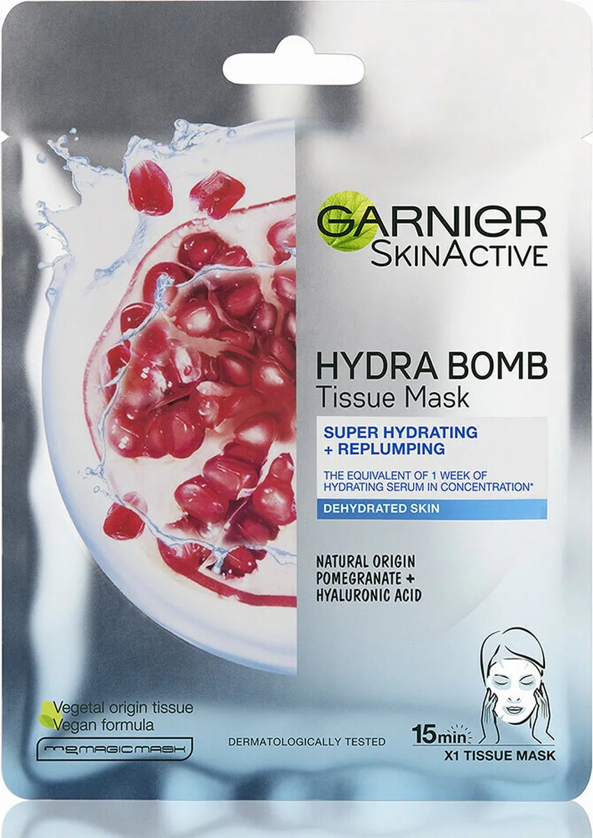 Garnier SkinActive Hydra Bomb Gezichtsmasker Crème - 6 Stuks