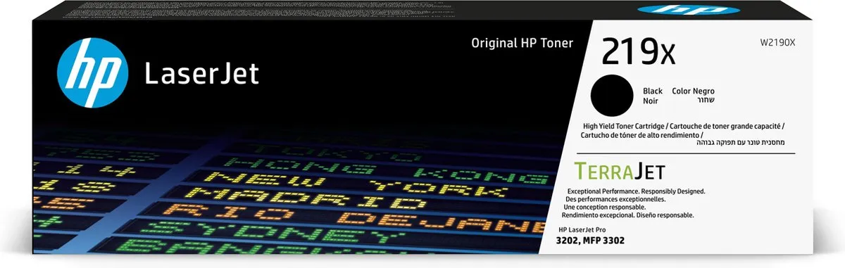 HP 219X Tonercartridge Zwart - 2500 pagina's