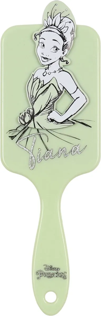 Disney Tiana Celadon Kunststof Haarborstel - Groot