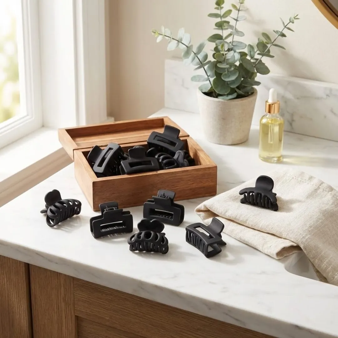 NuveX Haarclips Set 18 Stuks - Zwart