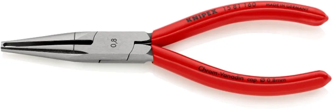Knipex 1581160 Draadstripper - 0,8mm - Zilver/Rood
