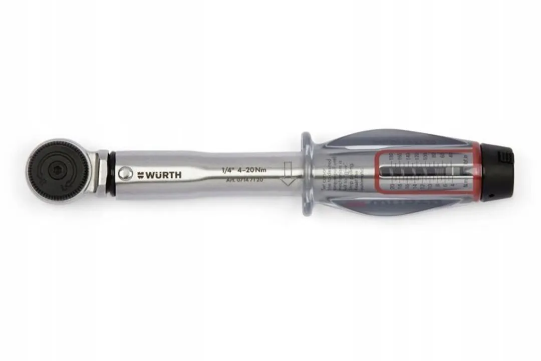 Würth Momentsleutel 1/4" 4-20 Nm - Precisie Gereedschap