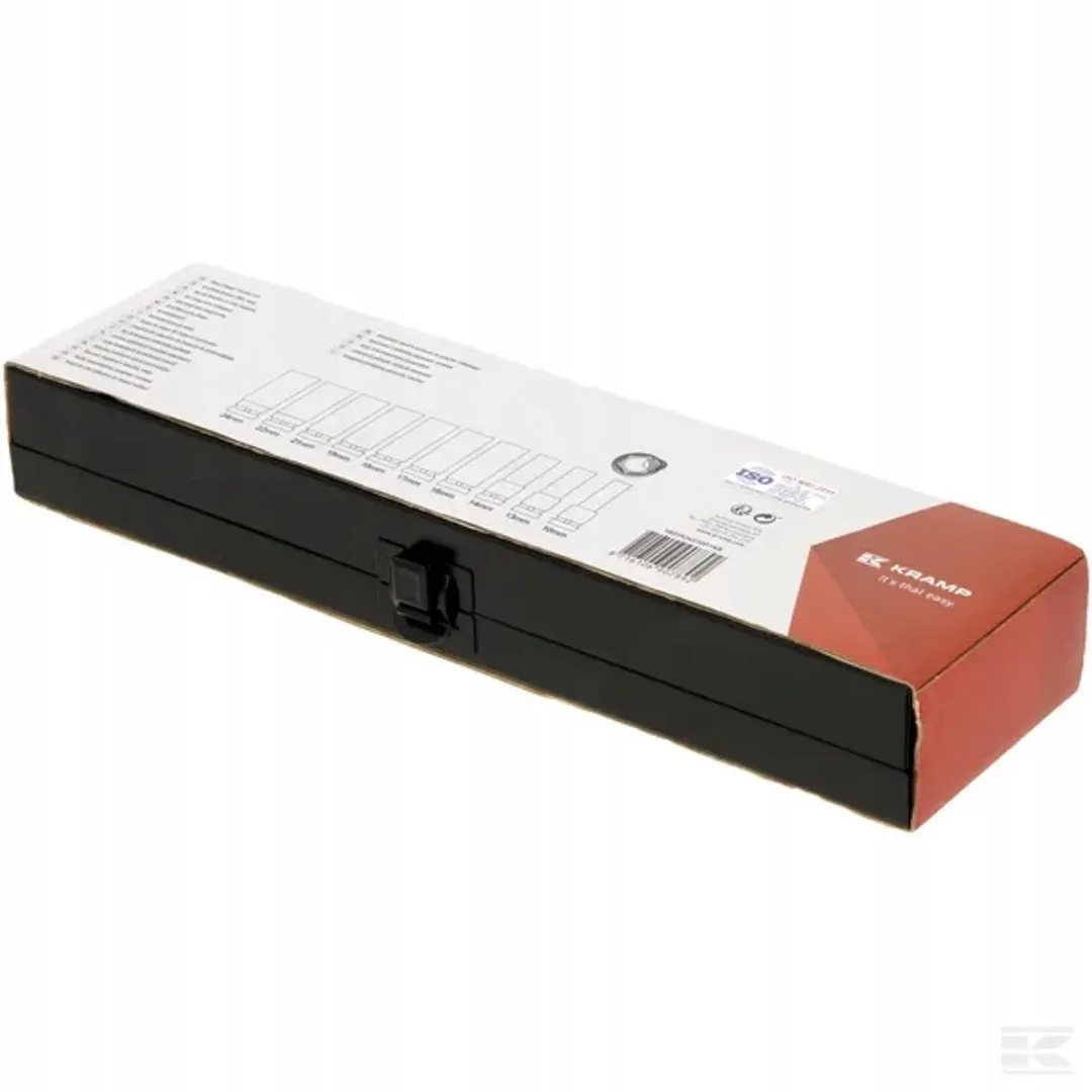 Kramp Verlengde Slagdoppen 1/2" - 10-delig - Zwart