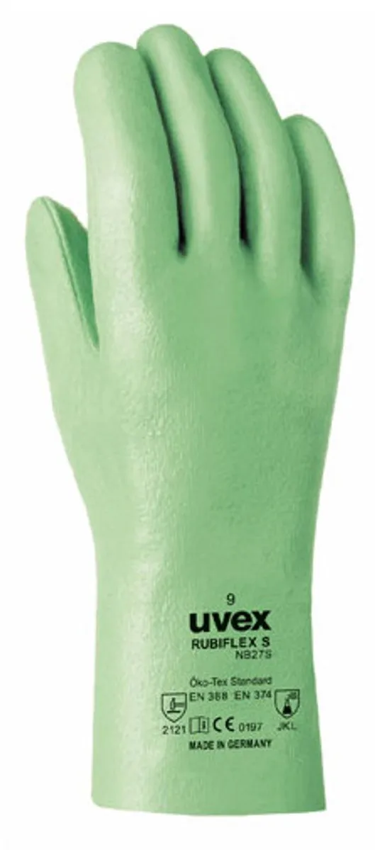 Uvex Rubiflex NB S Chemisch Bestendige Handschoenen