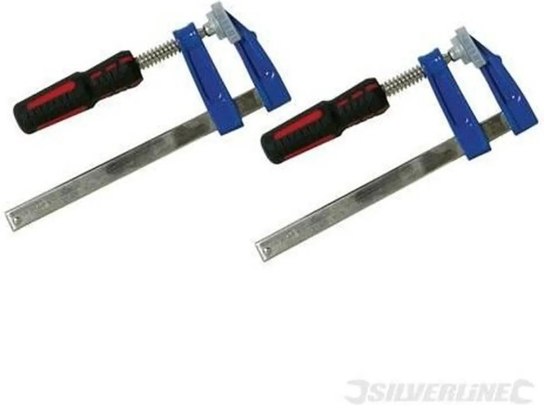 Silverline F-klemmen 150x50mm - 2-delig
