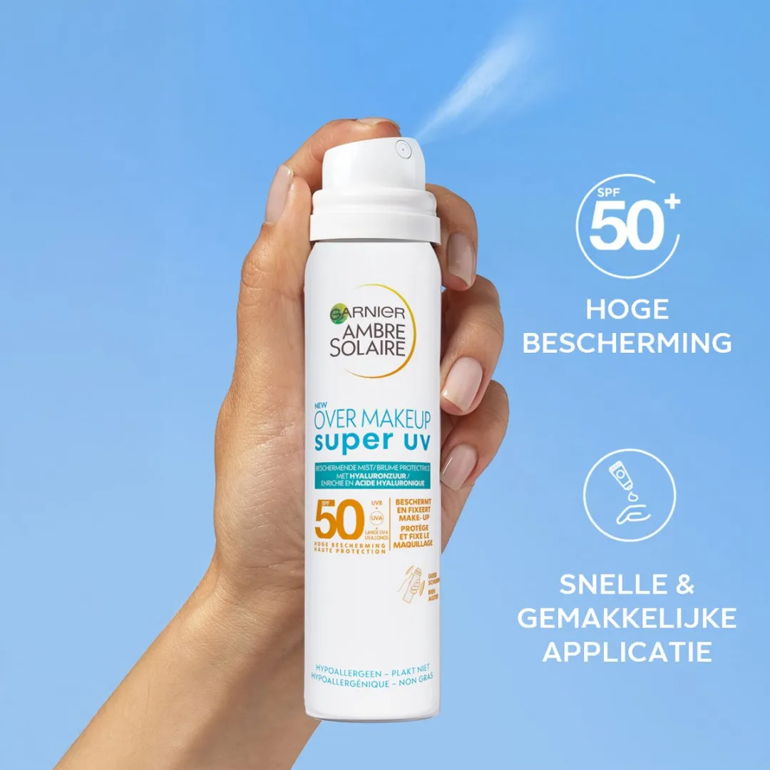 Garnier Ambre Solaire Over Make-up Super UV Mist SPF50 75ml