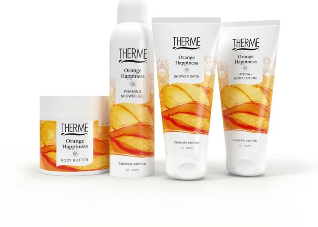 Therme Shower Gel Orange Happiness 3x200ml