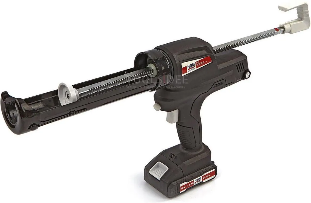 HBM Elektrische Kitspuit 18V Compleet - 2 Accu's