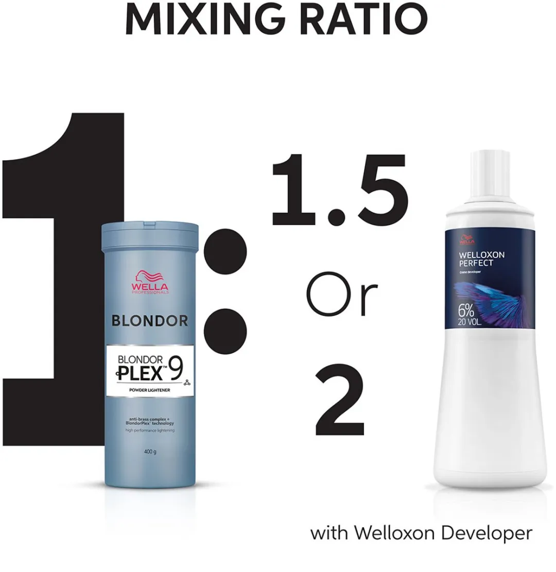 Wella Blondorplex 9 Tonen Lightening Powder - 400g