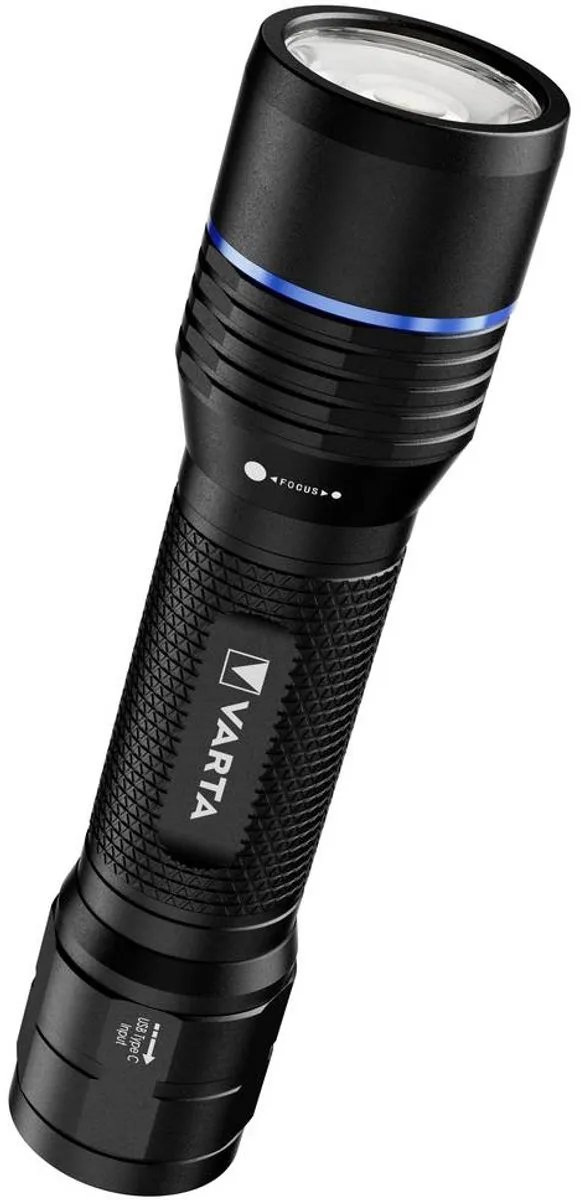 Varta Night Cutter Pro F20R Zaklamp 1000lm - Zwart