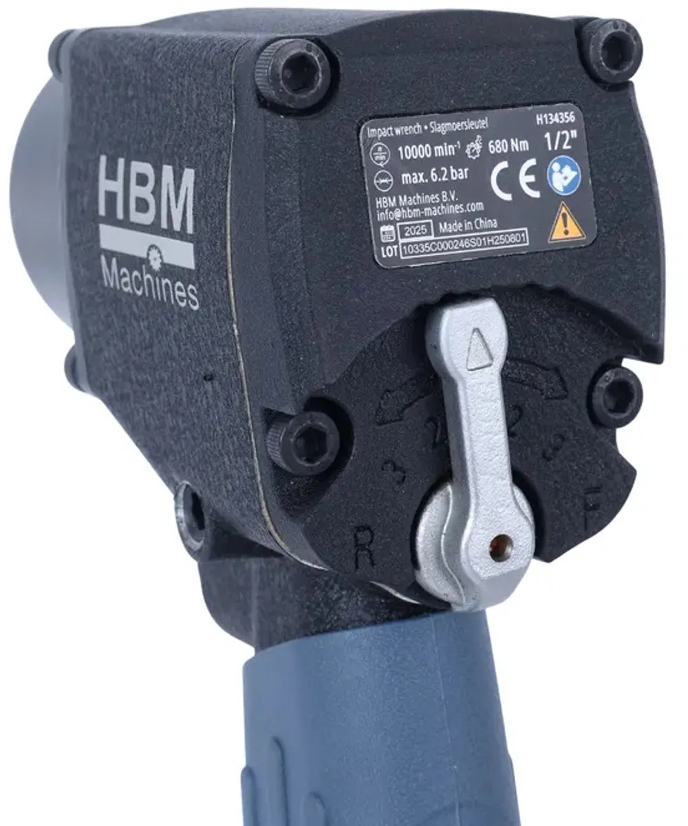 HBM Profi Pneumatische Slagmoersleutel 680Nm