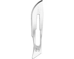Swann Morton Scalpelmesjes REF 0106 - 100 Stuks - Mesnr 20 - RVS