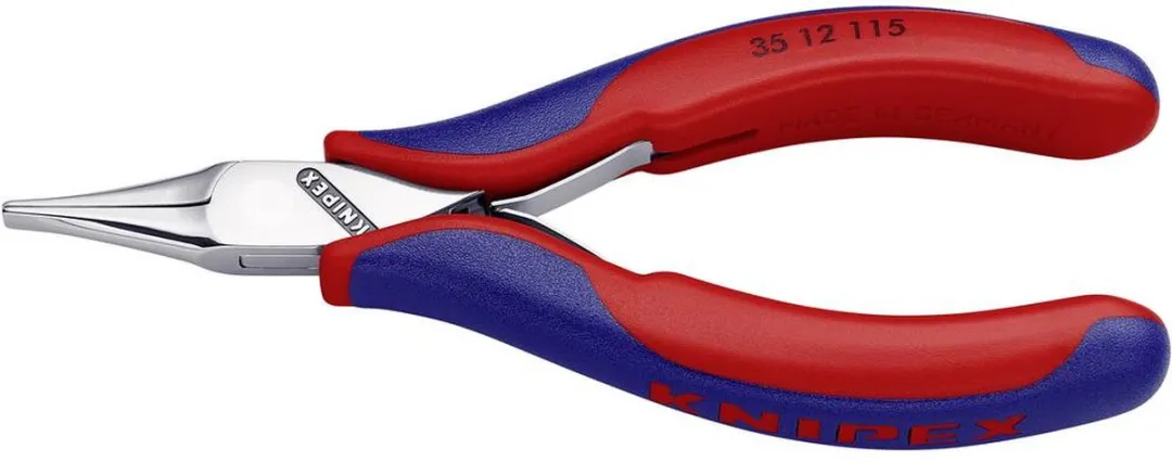 Knipex 3512115 Elektronicagrijptang - 115mm - Blauw/Rood/Zilver