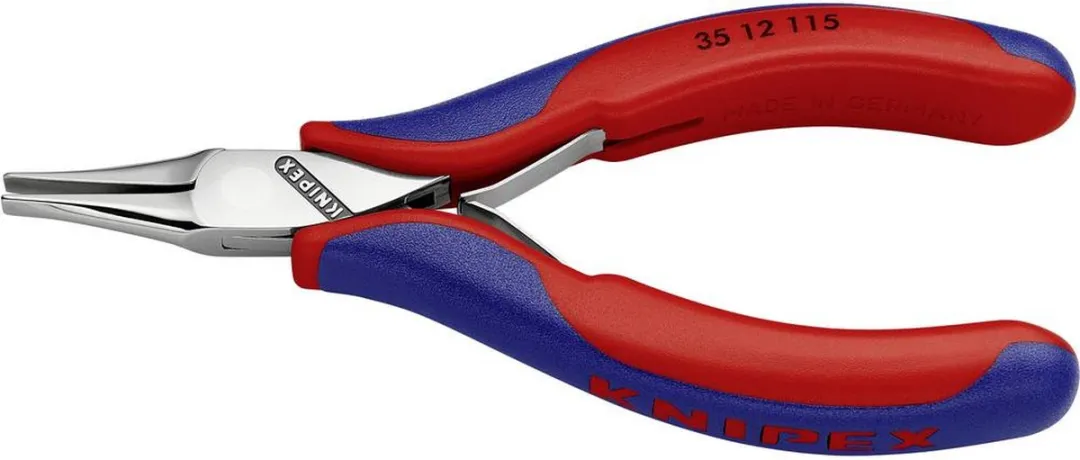 Knipex 3512115 Elektronicagrijptang - 115mm - Blauw/Rood/Zilver