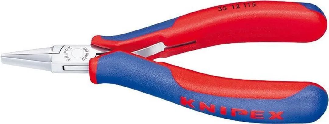 Knipex 3512115 Elektronicagrijptang - 115mm - Blauw/Rood/Zilver