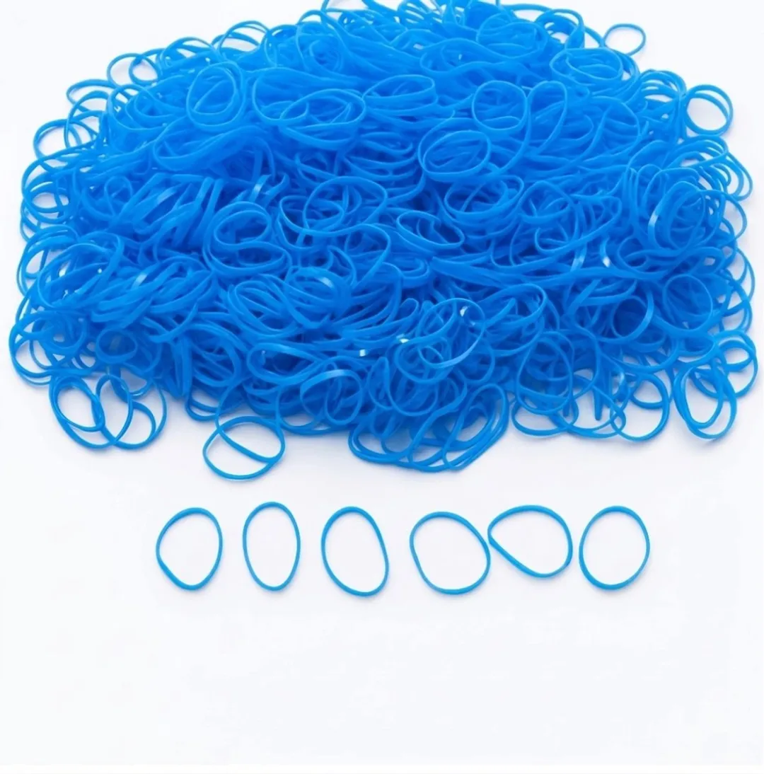 NuveX Mini Haar Elastiekjes Blauw