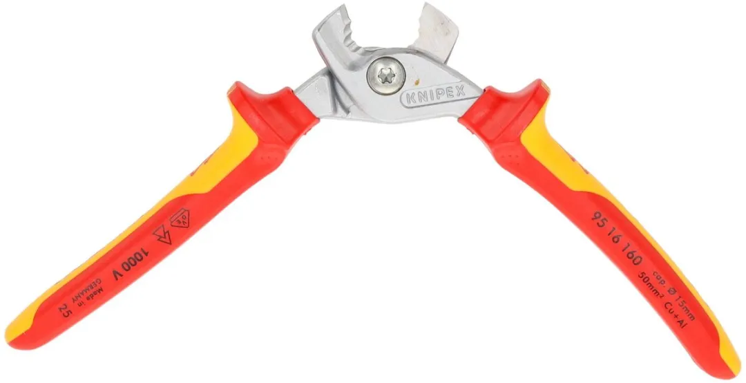 Knipex VDE Geïsoleerde Kabelschaar StepCut 160mm - 95 16 160