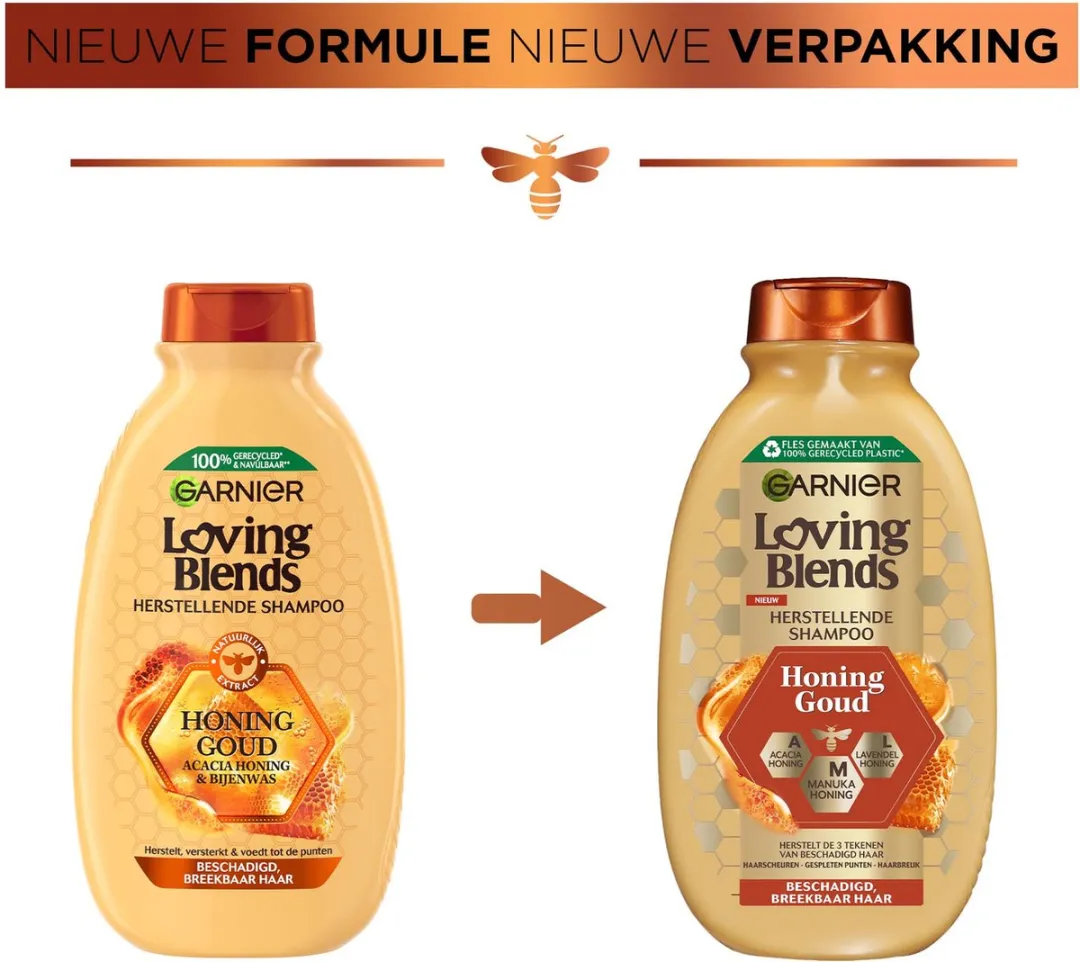 Garnier Loving Blends Honing Goud Shampoo - 6x300ml