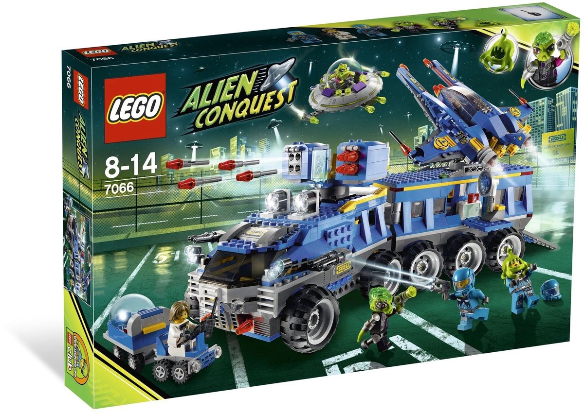 LEGO Alien Conquest Verdedigingshoofdkwartier - 7066