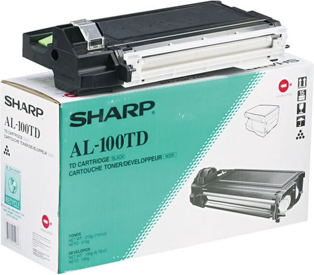 Sharp AL-100TD Developer - 6.000 Pagina's - Zwart
