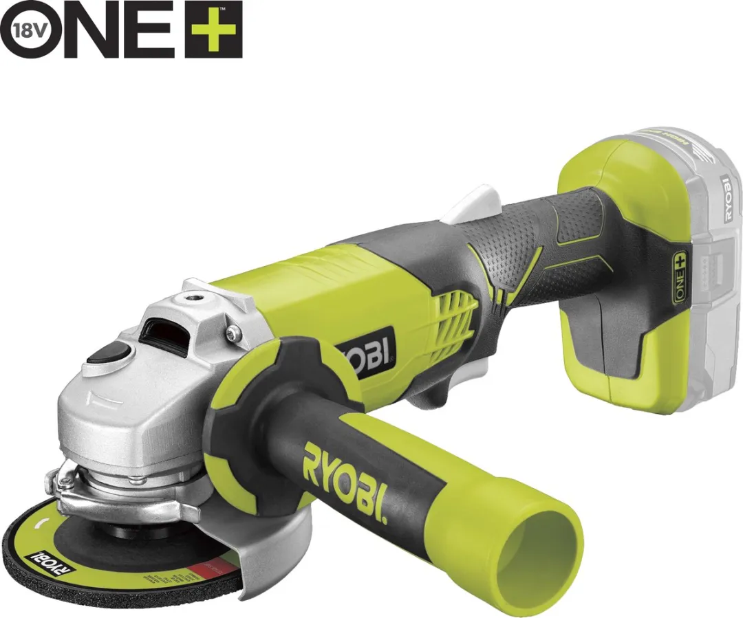 Ryobi ONE+ R18AG-140S Haakse Slijper 115mm - 18V - 4.0Ah Accu - afbeelding 2 van 6
