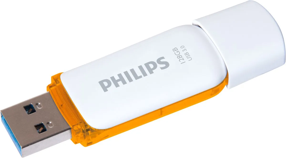 Philips USB Stick 3.0 Snow Edition FM12FD75B 128GB - Oranje