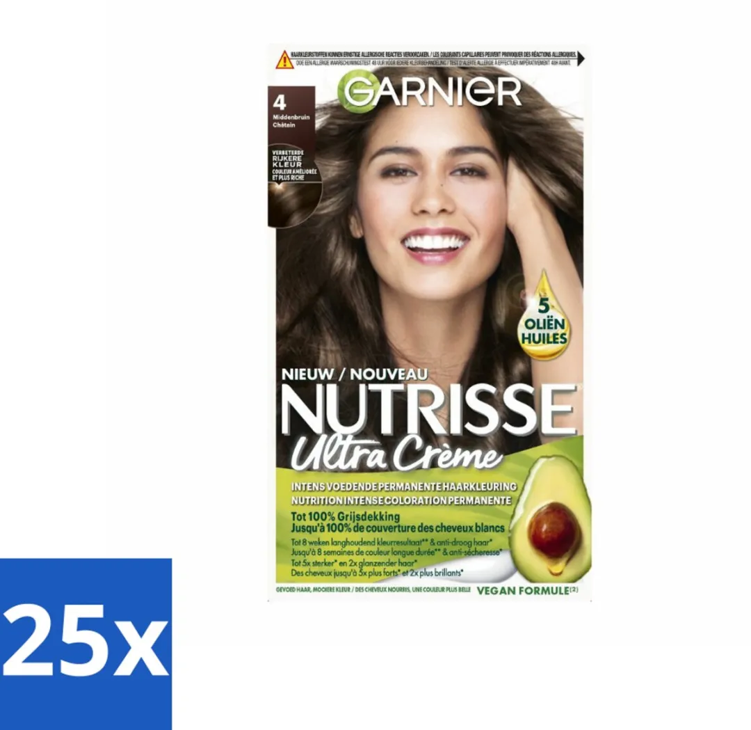 Garnier Nutrisse Ultra Crème Haarkleuring Middenbruin