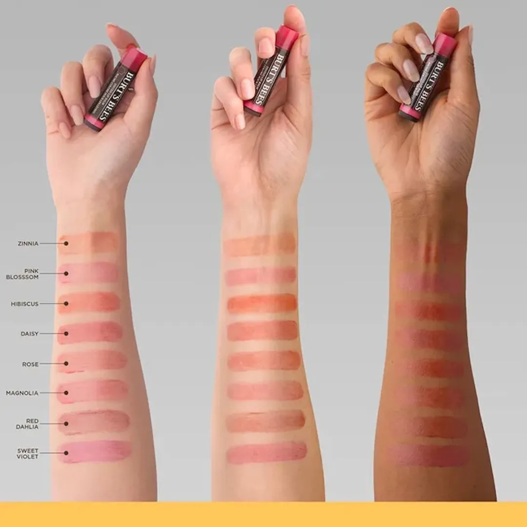 Burt's Bees Tinted Lip Balm Hibiscus - 3 Stuks - afbeelding 6 van 6