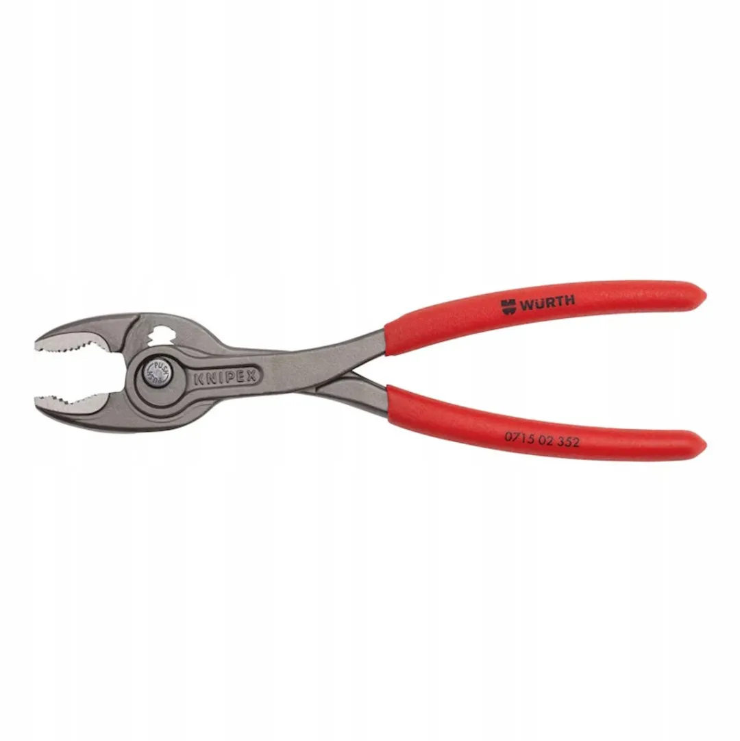 Würth Rechtse Greeptang 200mm 0715 02 352 - Grijs/Rood