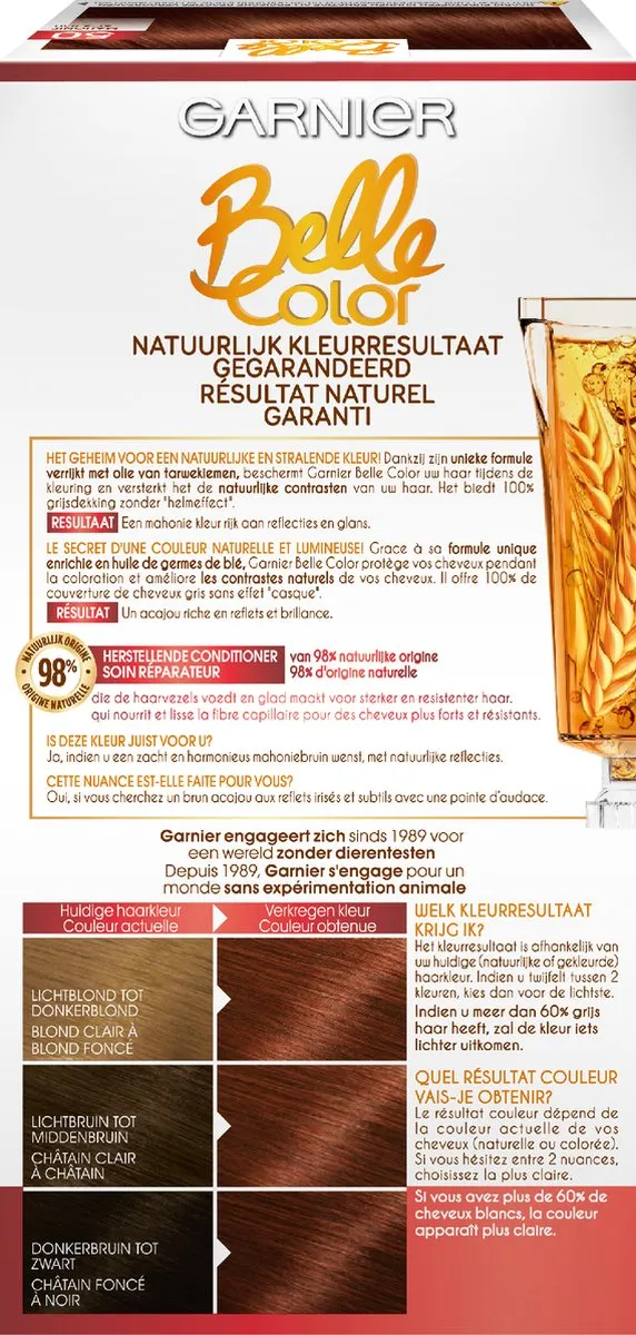 Garnier Belle Color 50 Mahonie Permanente Haarkleuring