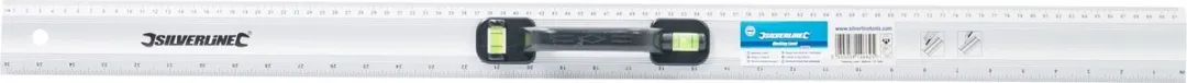 Silverline Markeerliniaal 900mm - Aluminium - Dubbele libellen